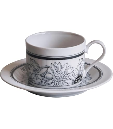 Amazon.co.jp: ヘーゼルアトラス リップル カップ&ソーサーセット